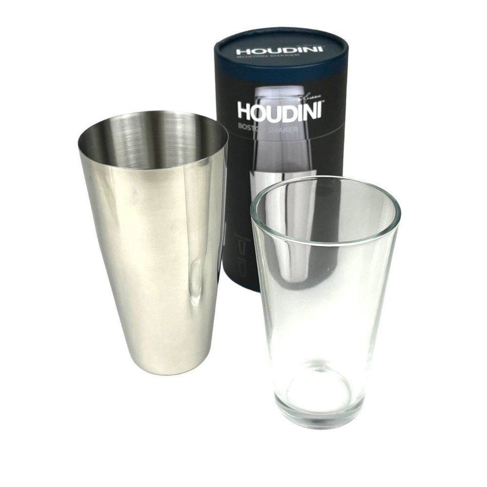 Houdini by Rabbit Stainless Steel Boston Shaker 2-Pc. Cocktail Shaker
